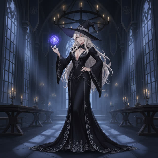 The elegant witch
