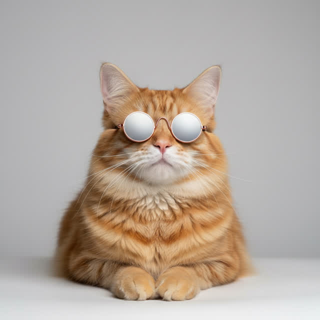 Cool cat portrait